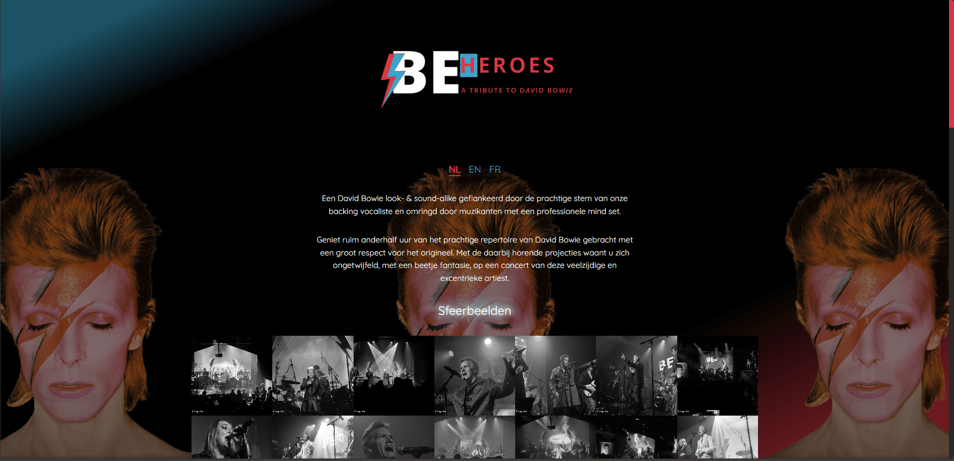BE Heroes website
